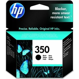 HP 350 Černá originální inkoustová kazeta CB335EE#BA3 obraz