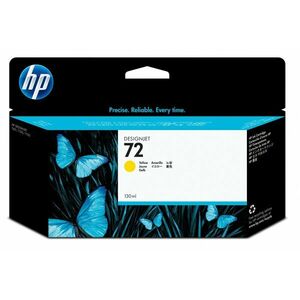 HP 72 Žlutá inkoustová kazeta DesignJet, 130 ml C9373A obraz