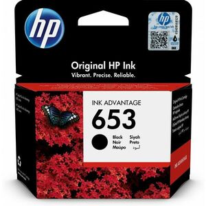 HP Černá originální inkoustová kazeta 653 Advantage 3YM75AE#BHK obraz