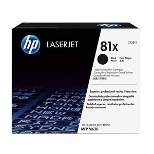 HP 81X Černá originální tonerová kazeta LaserJet s vysokou CF281X obraz