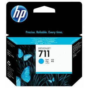 HP 711 Azurová inkoustová kazeta DesignJet, 29 ml CZ130A obraz