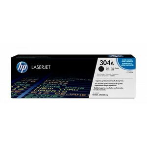 HP 304A Černá originální tonerová kazeta LaserJet CC530A obraz