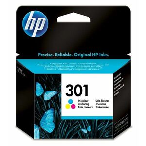 HP 301 Tříbarevná originální inkoustová kazeta CH562EE#BA3 obraz