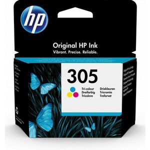 HP Tříbarevná originální inkoustová kazeta 305 3YM60AE#UUQ obraz