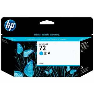 HP 72 Azurová inkoustová kazeta DesignJet, 130 ml C9371A obraz