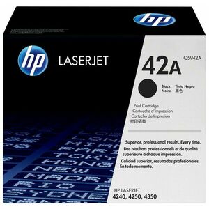 HP 42A Černá originální tonerová kazeta LaserJet Q5942A obraz