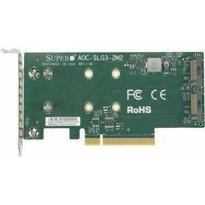 Supermicro AOC-SLG3-2M2 karta/adaptér rozhraní AOC-SLG3-2M2-O obraz