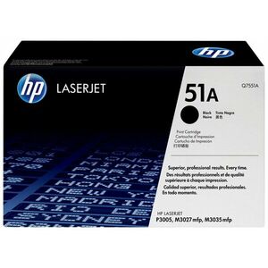 HP 51A Černá originální tonerová kazeta LaserJet Q7551A obraz