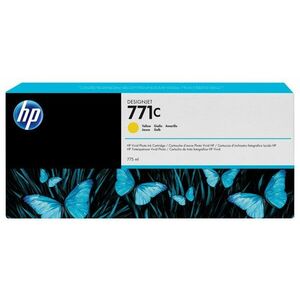 HP 771C Žlutá inkoustová kazeta DesignJet, 775 ml B6Y10A obraz