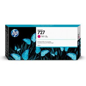 HP 727 Purpurová inkoustová kazeta DesignJet, 300 ml F9J77A obraz