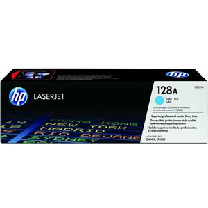 HP 128A Azurová originální tonerová kazeta LaserJet CE321A obraz