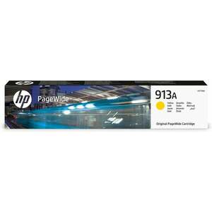 HP 913A Žlutá originální kazeta PageWide F6T79AE obraz