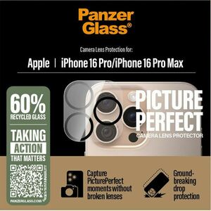 PanzerGlass Ochranný kryt objektívu fotoaparátu Hoops pre Apple iPhone 16 Pro/16 Pro Max obraz