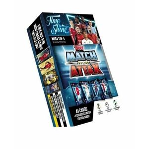 Futbalové karty Topps Match Attax TCG 2024/25 UCC Mega Tin 1 modrá obraz