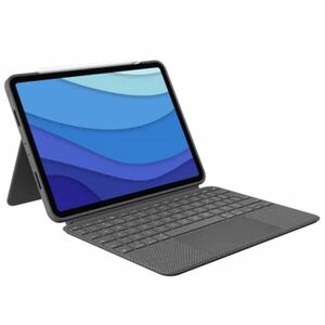 Logitech COMBO TOUCH pre iPad Pro (1., 2., 3, a 4. gen.), UK, sivá obraz