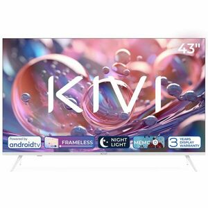 KIVI TV 43U760QW, 43" (108 cm), HD LED TV, AndroidTV, biely obraz