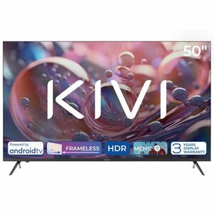 KIVI TV 50U760QB, 50" (127 cm), HD LED TV, AndroidTV, čierny obraz