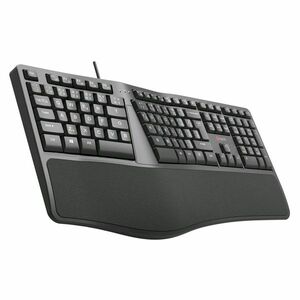 C-Tech KB-113E USB Ergo CZ/SK, čierna obraz