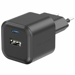 SWISTEN sieťový adaptér GaN 1x USB-C 35 W PD + 1x USB-A 27 W QC, čierny obraz