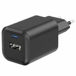 SWWISTEN sieťový adaptér GaN 1x USB-C 45 W PD + 1x USB-A 18 W QC, čierny obraz