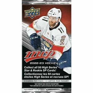 2022/23 Upper Deck MVP Hockey Retail Balíček Kariet obraz