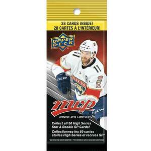 2022/23 Upper Deck MVP Hockey Retail Fatpack Balíček Kariet obraz