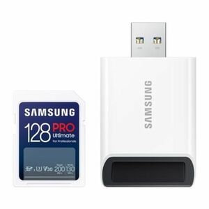 Samsung SDXC karta 128 GB PRO Ultimate s adaptérom obraz