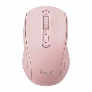 Bezdrôtová myš C-Tech WLM-12, duálny mód, BT5.0, USB, 1600 DPI, ružová obraz