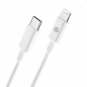 Sturdo Dátový a nabíjací kábel MFi USB-C/Lightning, 3A, 1m, biely obraz