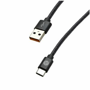 Sturdo Dátový a nabíjací kábel USB/USB-C, 3A, 1.5m, čierny obraz