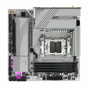 Gigabyte AORUS B650M ELITE AX ICE základná doska, AMD B650, AM5, 4xDDR5, mATX obraz