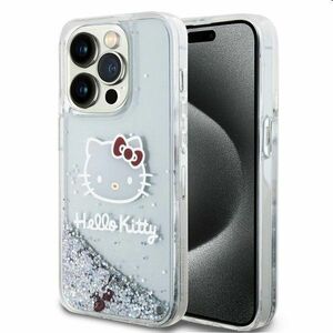 Zadný krytHello Kitty Liquid Glitter Electroplating Head Logo pre Apple iPhone 13 Pro, transparentná obraz