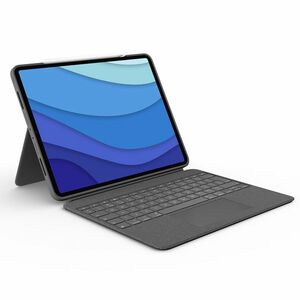 Logitech COMBO TOUCH pre iPad Pro 12, 9" (5. a 6. gen.), SK/CZ, šedá obraz