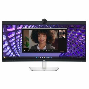 DELL P3424WEB zakrivený konferenčný monitor 34" IPS, 3440x1440, 21: 9, 1000: 1, 300cd, 5ms, DP, HDMI, LAN, USB-C Hub, čierna obraz