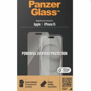 Ochranné sklo PanzerGlass pre Apple iPhone 15 obraz