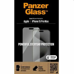 Ochranné sklo PanzerGlass pre Apple iPhone 15 Pro Max obraz