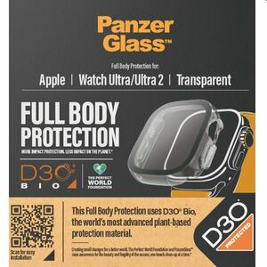 Tvrdené sklo Full Body D3O PanzerGlass pre Apple Watch Ultra, Ultra 2, priesvitné obraz