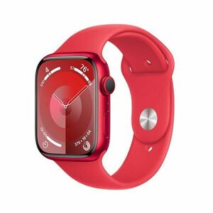 Apple Watch Series 9 GPS 45mm (PRODUCT) červená , hliníkové puzdro so športovým remienkom (PRODUCT) červená - S/M obraz