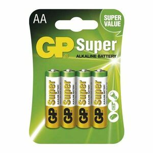 GP Alkalická batéria Super LR6 (AA), 4 kusy obraz