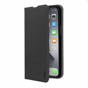 Knižkové puzdro SBS Book Wallet Lite pre Apple iPhone 14 Pro, čierna obraz