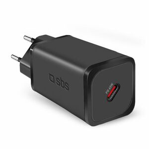 SBS Cestovný adaptér Mini USB-C, GaN, 65 W, PD, čierna obraz