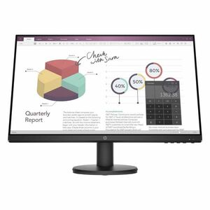 Monitor HP P24v G4 23, 8" IPS FHD 1920x1080 16: 9 80Hz 1000: 1 250cd 5ms VGA/HDMI, čierny obraz