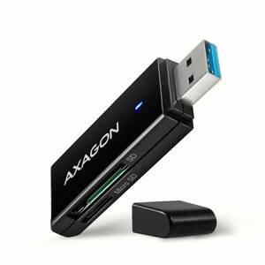 AXAGON CRE-S2N External SLIM čítačka pamäťových kariet, 2 sloty & lun SD/microSD obraz