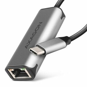 AXAGON ADE-25RC Type-C USB3.2 Gen 1 - 2.5 gigabitový Ethernet 10/100/1000/2500 adaptér, titánová sivá obraz