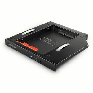 AXAGON RSS-CD09 2.5" SSD/HDD rámček na DVD slot, 9, 5 mm, LED, ALU obraz