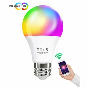 Nous Smart WiFi žiarovka RGB E27 P3 obraz