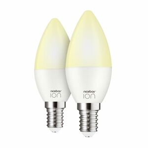 Set LED smart žiaroviek Niceboy ION SmartBulb Ambient E14 Set (2 ks) obraz