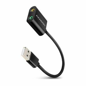 AXAGON ADA-12 USB2.0 - Stereo Audio Mini Adapter, 15 cm kábel obraz