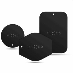 FIXED Icon Plates Súprava náhradných plieškov k magnetickým držiakom, čierna obraz