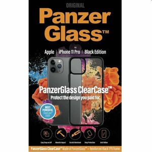 Zadný kryt PanzerGlass ClearCase pre Apple iPhone 11 Pro, čierna obraz